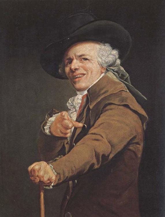 Joseph Ducreux Self-Portrait as a Mocker oil painting image